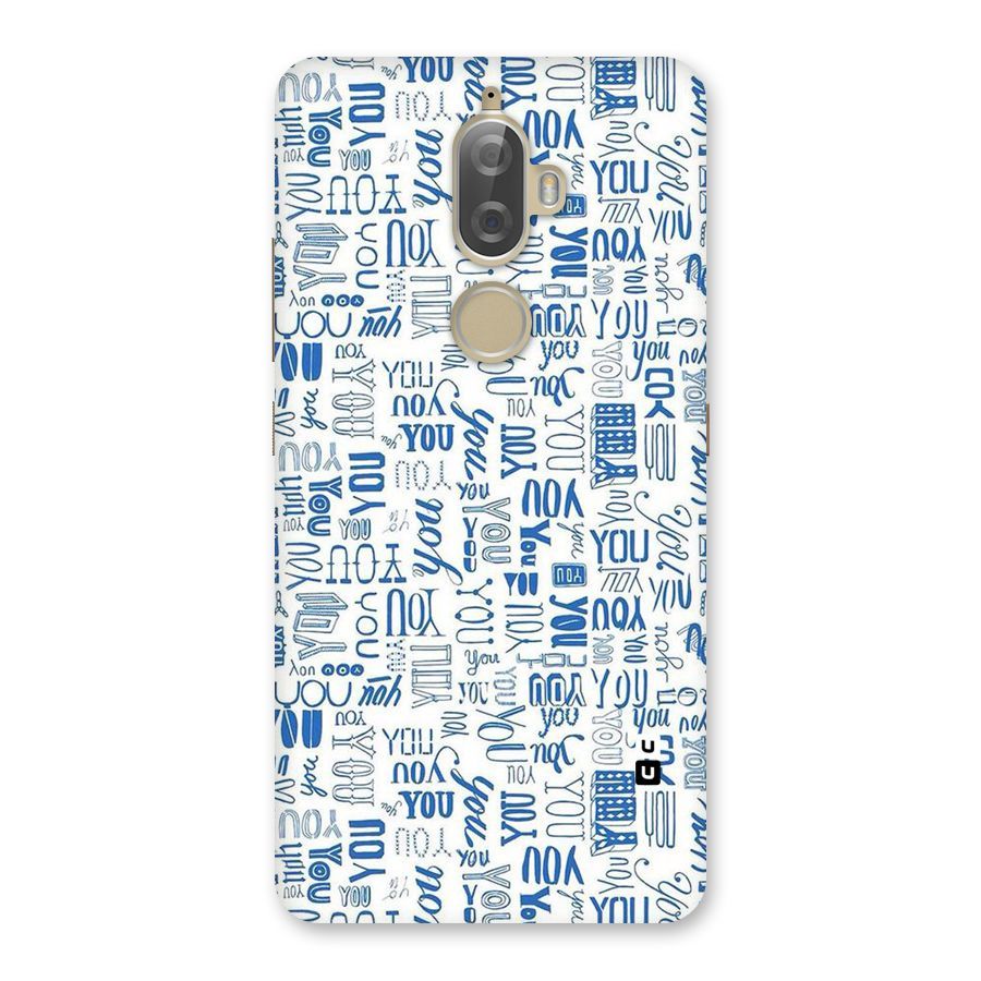 You Pattern Back Case for Lenovo K8 Plus
