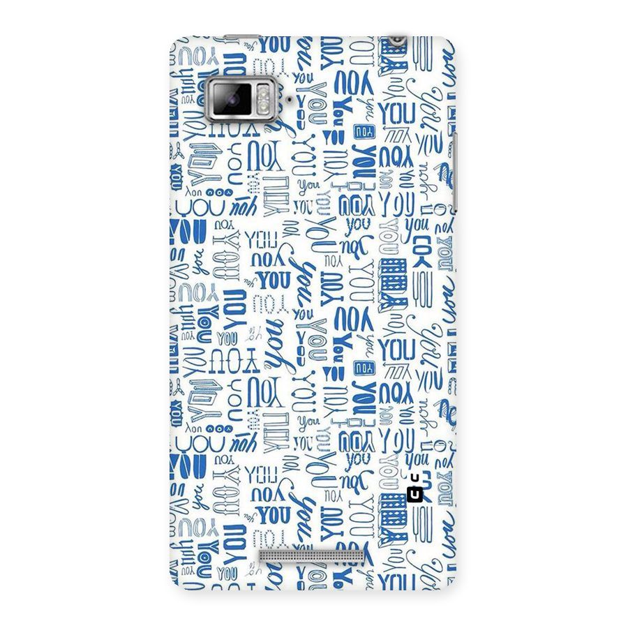 You Pattern Back Case for Lenovo Vibe Z K910