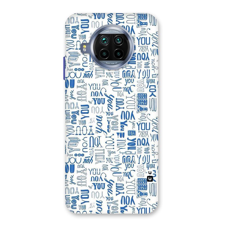 You Pattern Back Case for Mi 10i