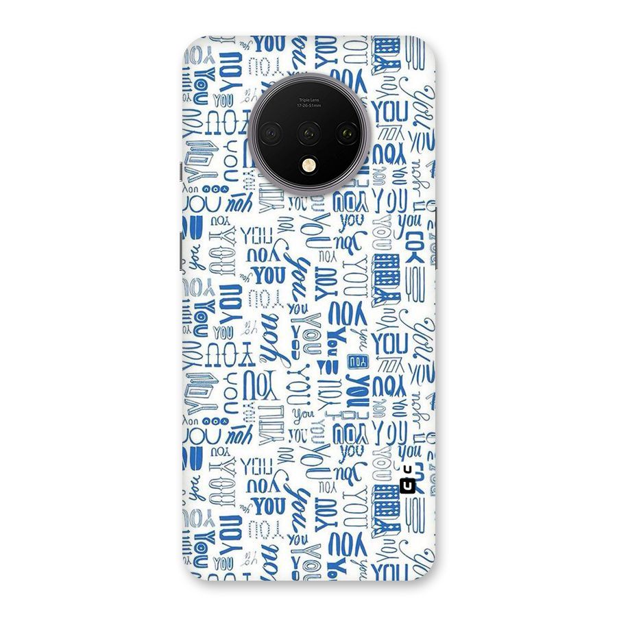 You Pattern Back Case for OnePlus 7T