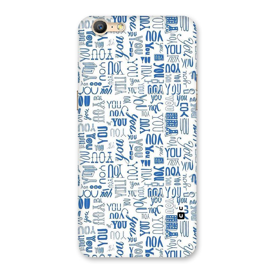 You Pattern Back Case for Oppo A57