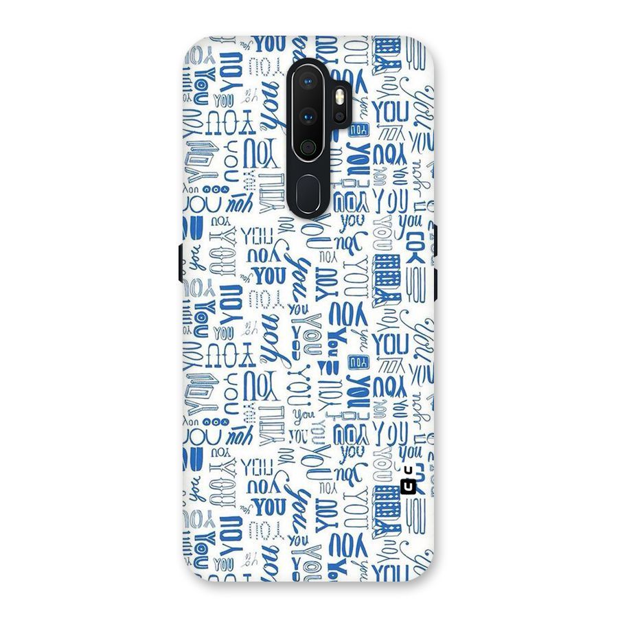 You Pattern Back Case for Oppo A5 (2020)