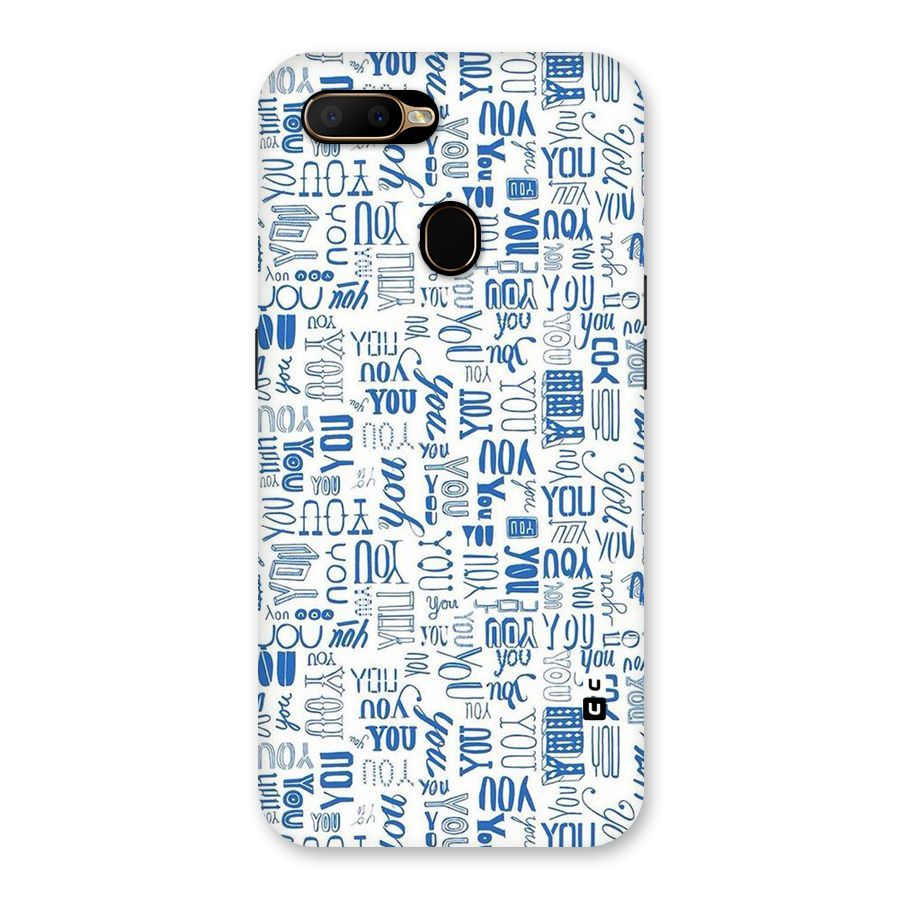You Pattern Back Case for Oppo A5s