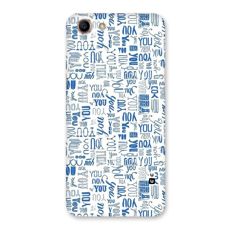You Pattern Back Case for Oppo A83 (2018)