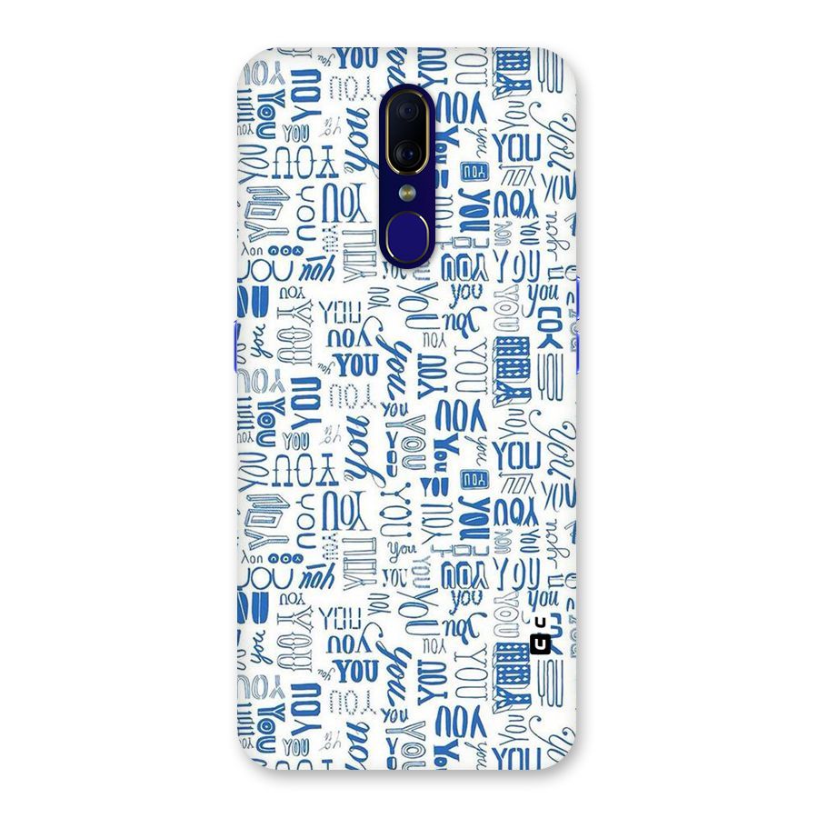 You Pattern Back Case for Oppo A9
