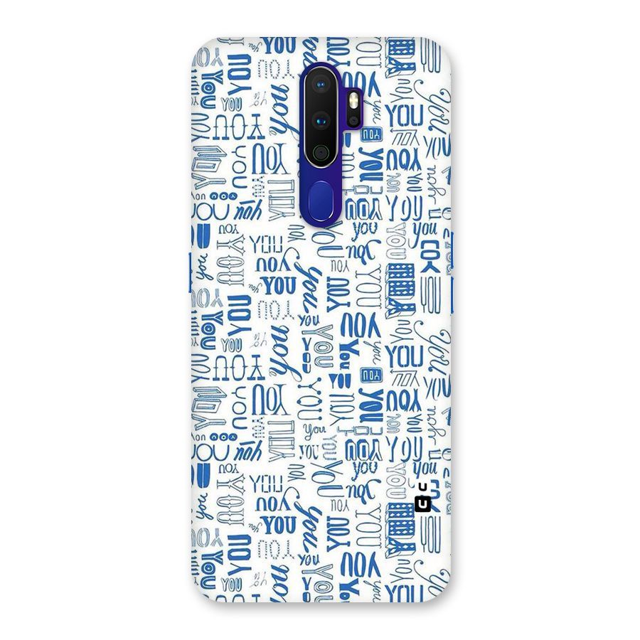 You Pattern Back Case for Oppo A9 (2020)