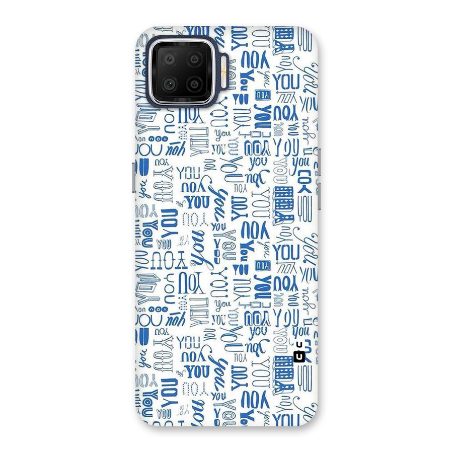 You Pattern Back Case for Oppo F17
