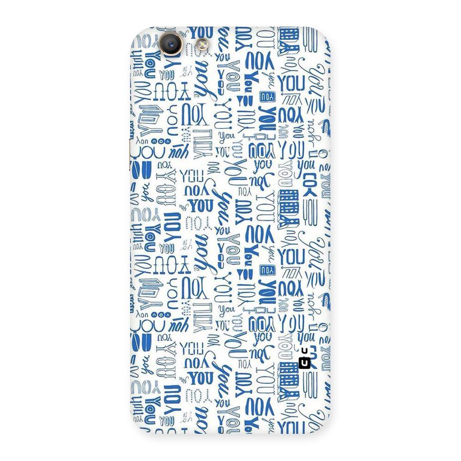 You Pattern Back Case for Oppo F1s