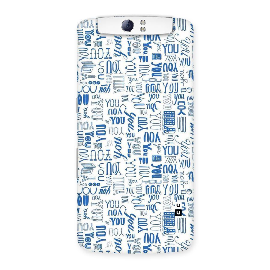 You Pattern Back Case for Oppo N1