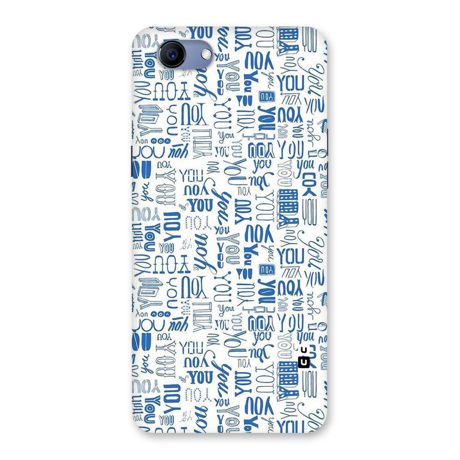 You Pattern Back Case for Oppo Realme 1