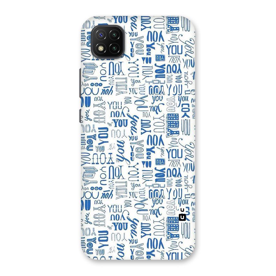 You Pattern Back Case for Poco C3