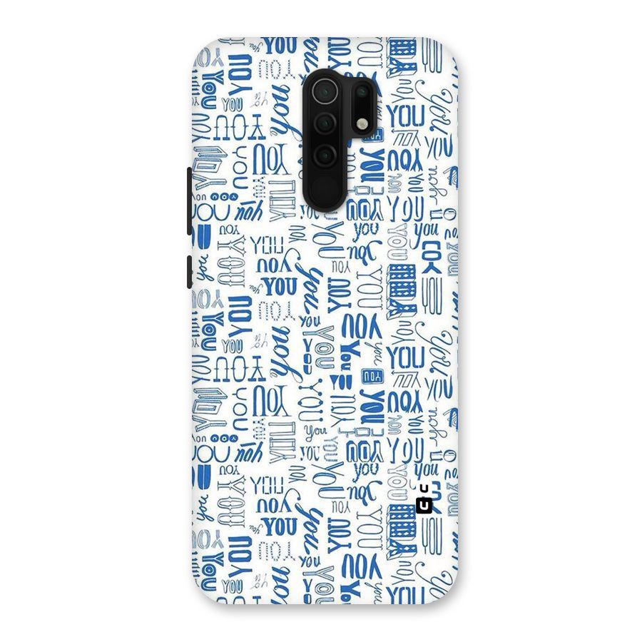 You Pattern Back Case for Poco M2