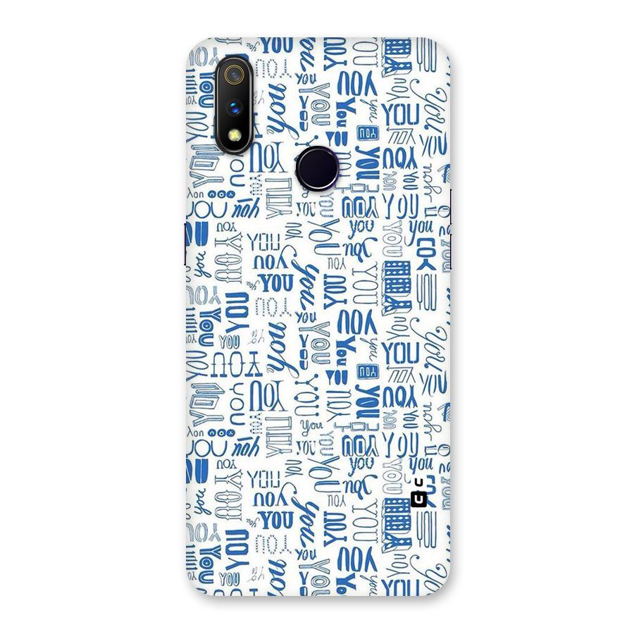 You Pattern Back Case for Realme 3 Pro