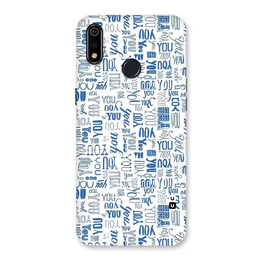 You Pattern Back Case for Realme 3i