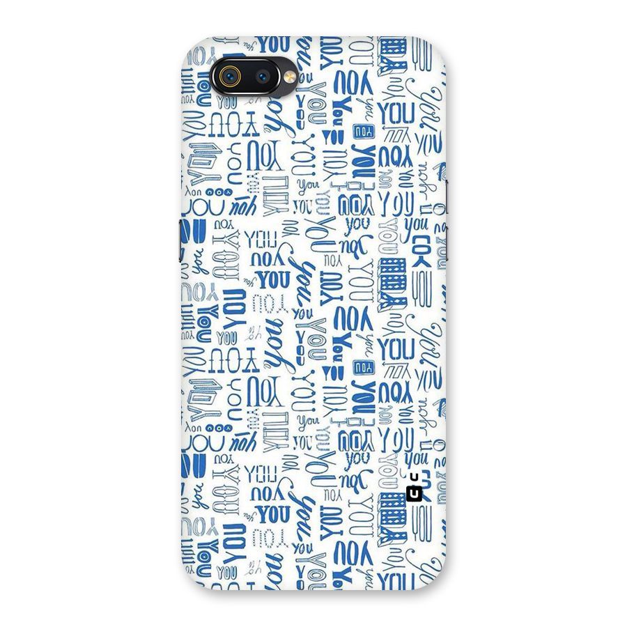 You Pattern Back Case for Realme C2