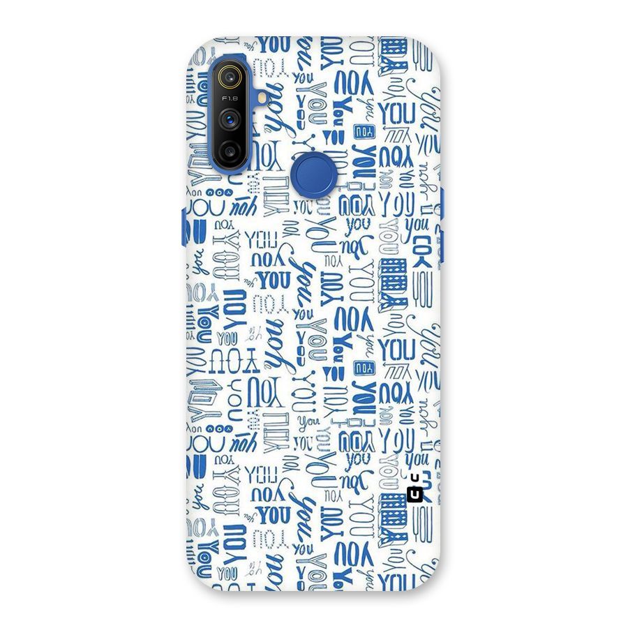 You Pattern Back Case for Realme Narzo 10A