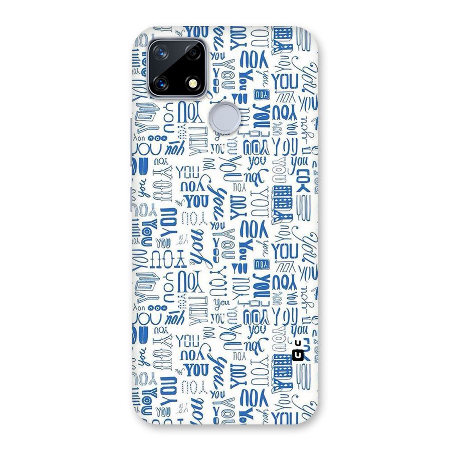 You Pattern Back Case for Realme Narzo 20