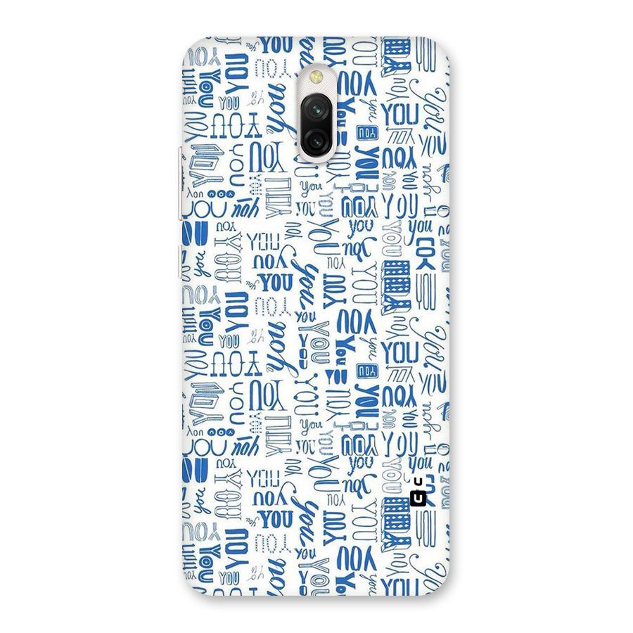 You Pattern Back Case for Redmi 8A Dual