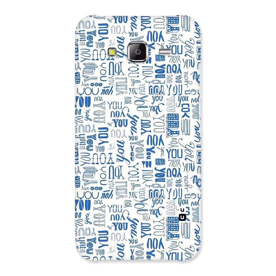You Pattern Back Case for Samsung Galaxy J2 Prime