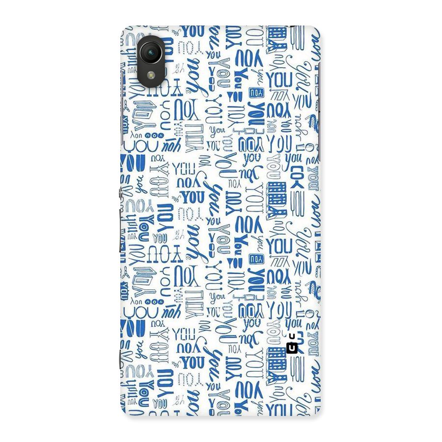 You Pattern Back Case for Sony Xperia Z2