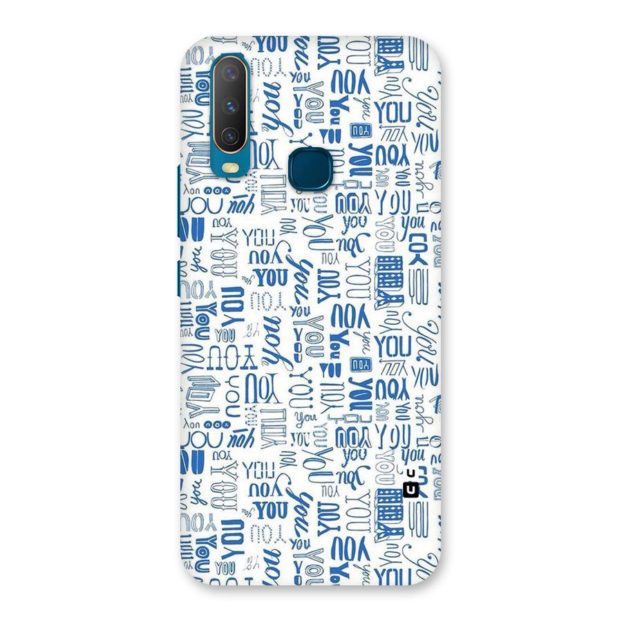 You Pattern Back Case for Vivo U10