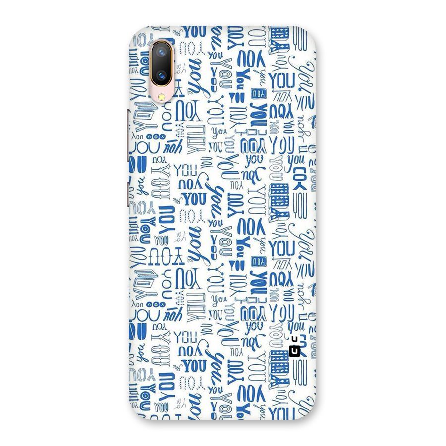 You Pattern Back Case for Vivo V11 Pro