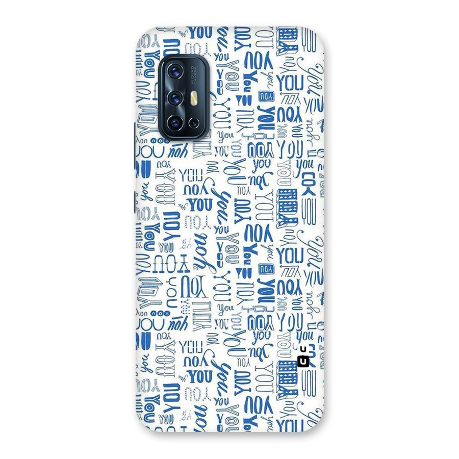 You Pattern Back Case for Vivo V17