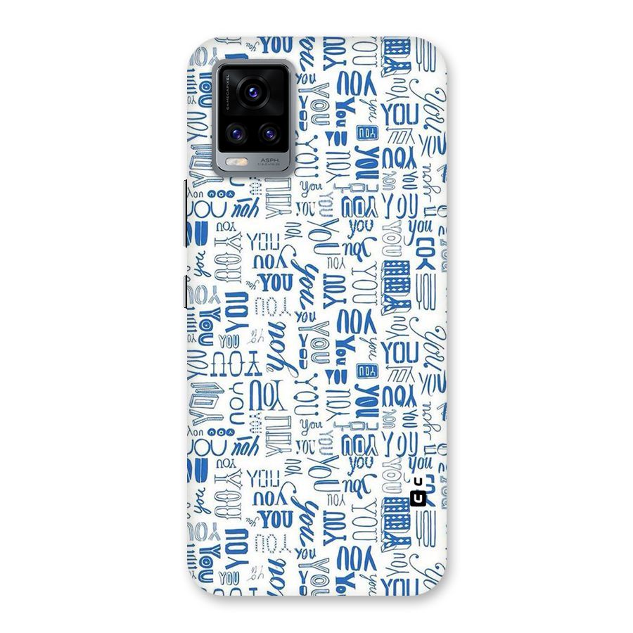 You Pattern Back Case for Vivo V20