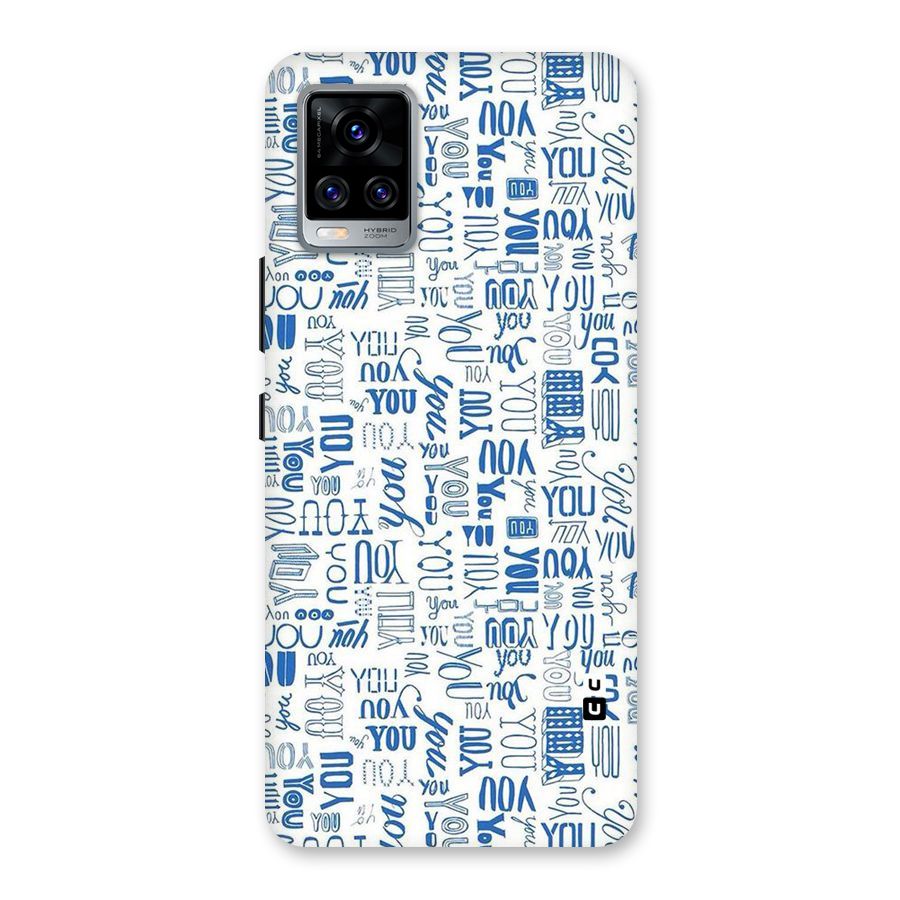 You Pattern Back Case for Vivo V20 Pro