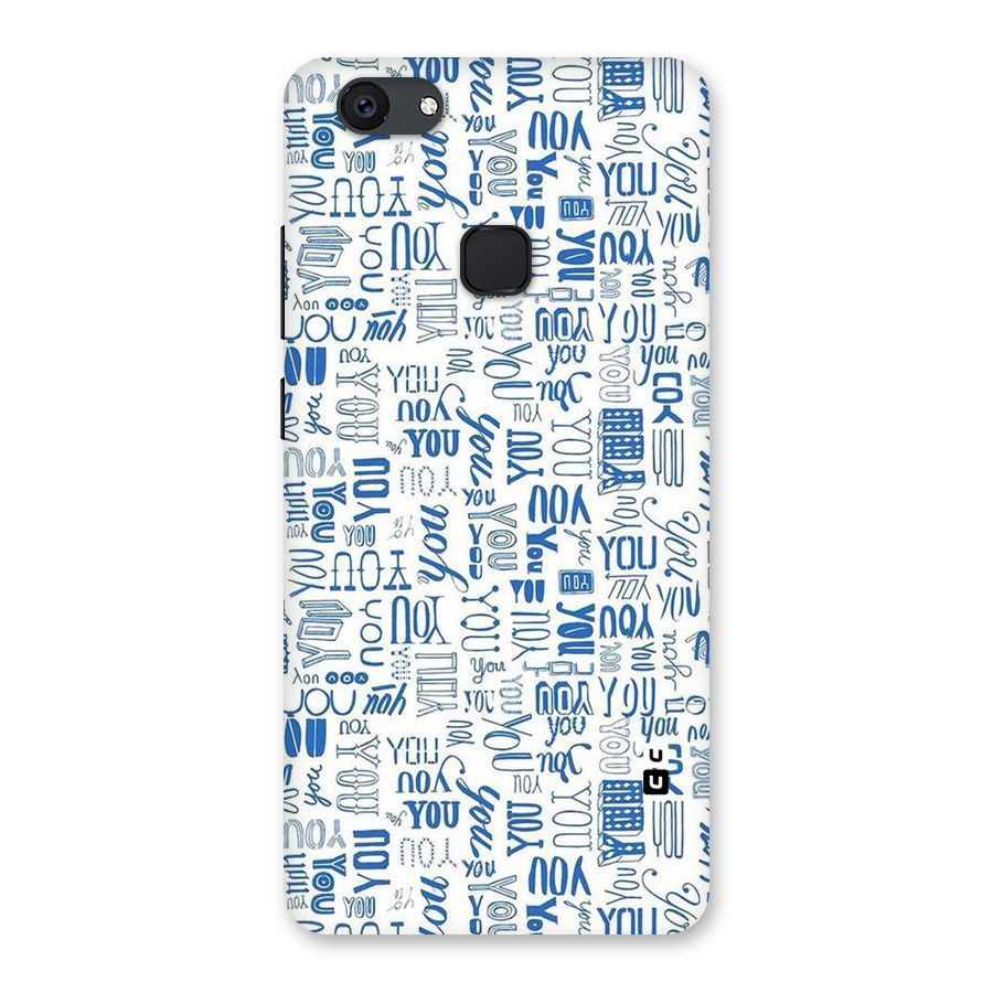 You Pattern Back Case for Vivo V7 Plus