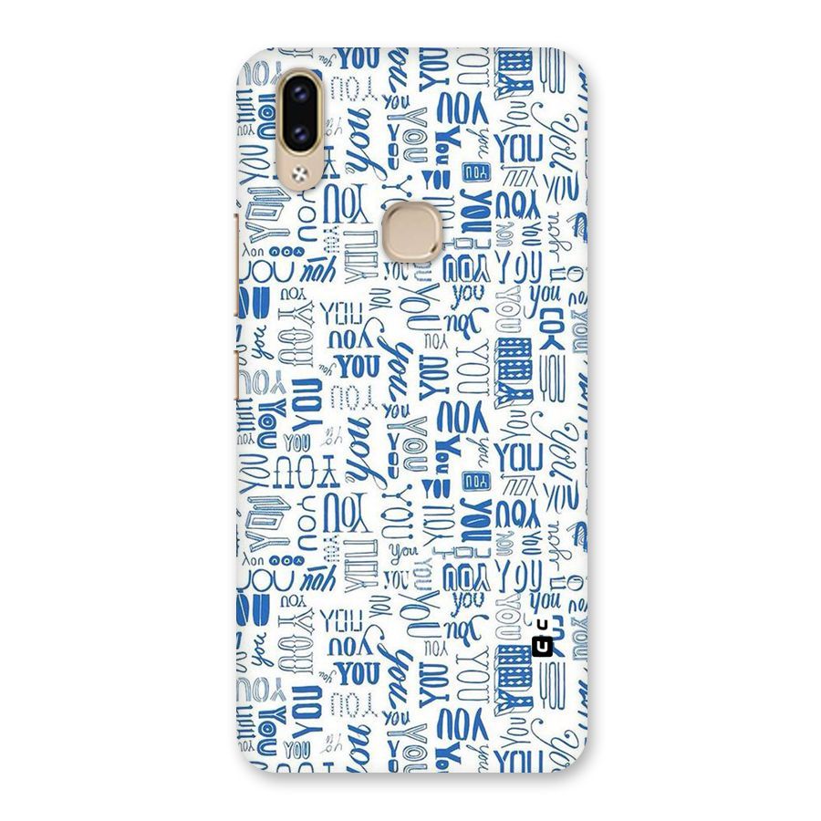 You Pattern Back Case for Vivo V9 Youth