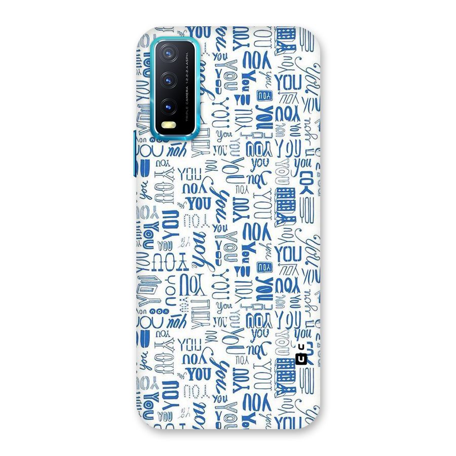 You Pattern Back Case for Vivo Y20A