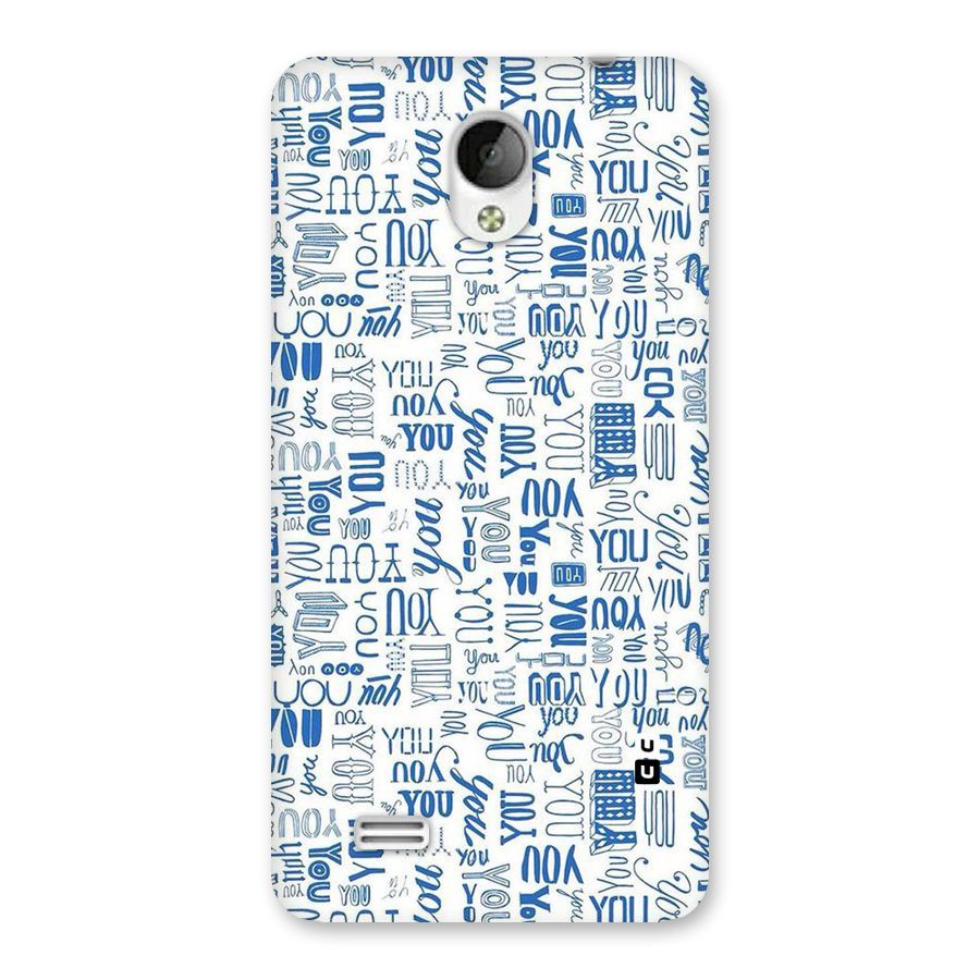You Pattern Back Case for Vivo Y21