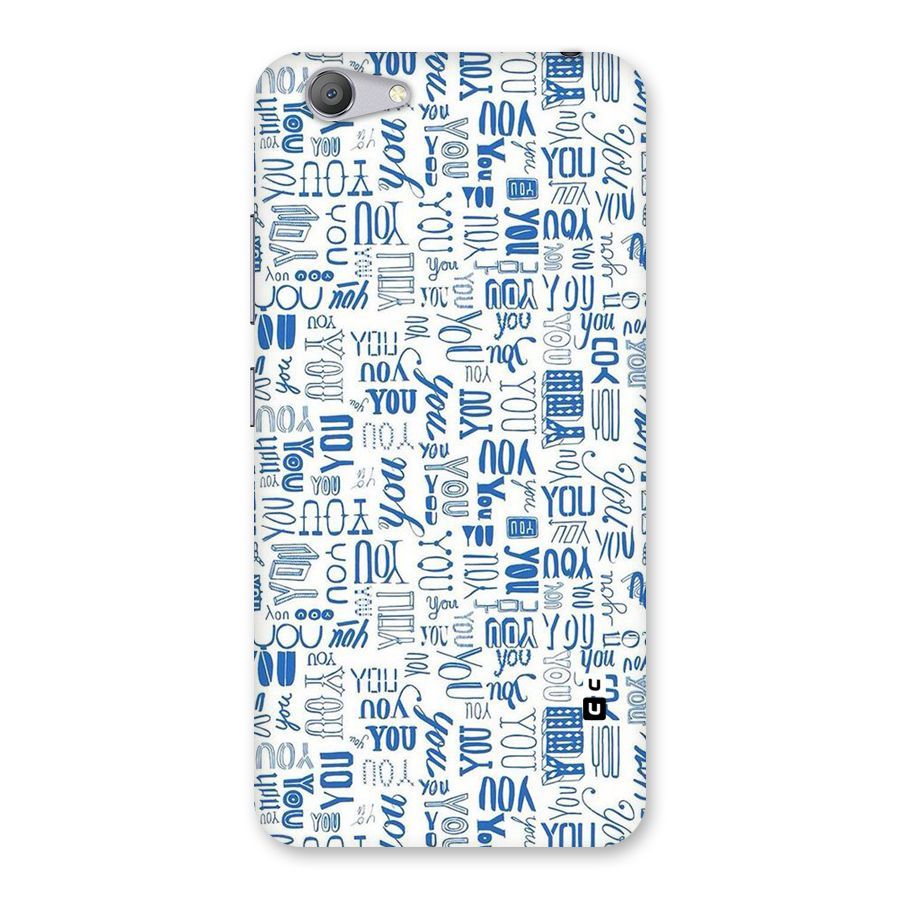 You Pattern Back Case for Vivo Y53