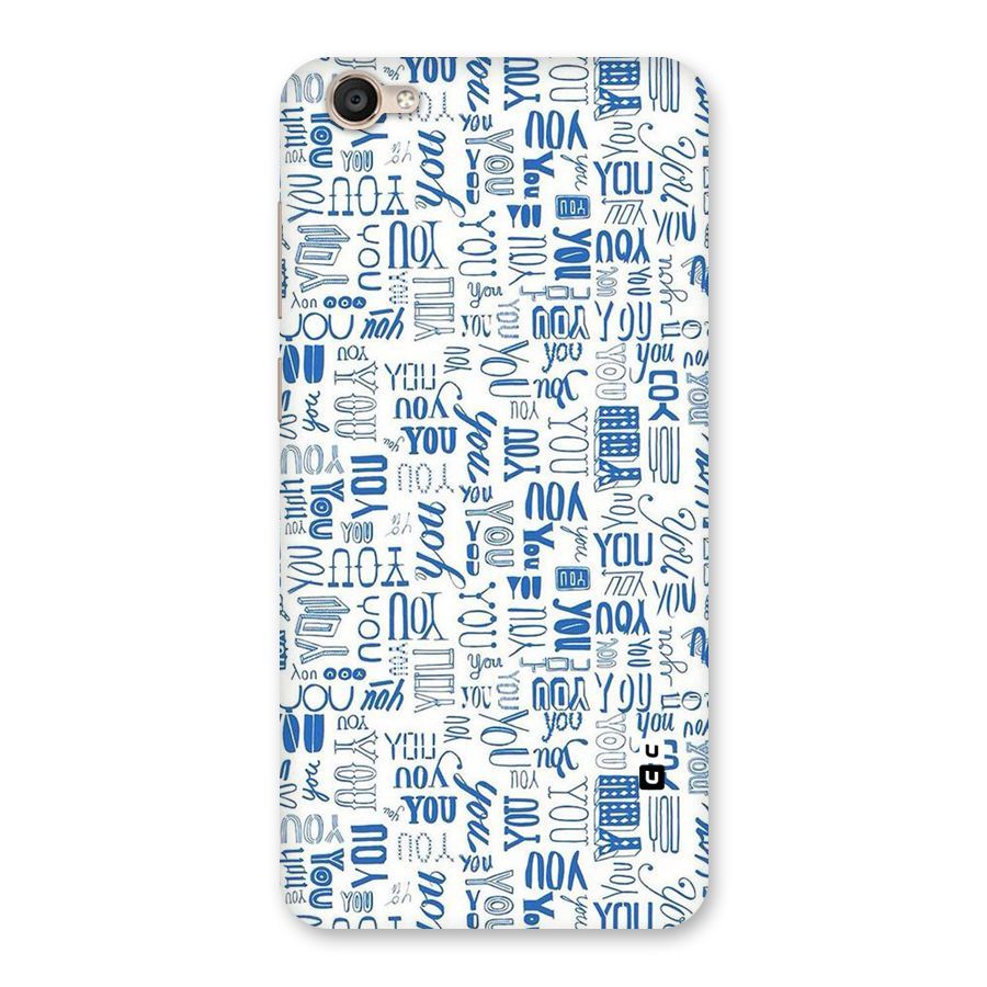 You Pattern Back Case for Vivo Y55s