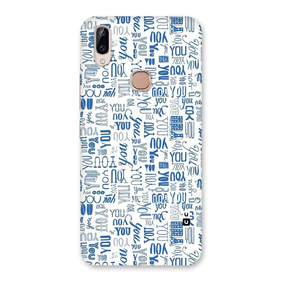 You Pattern Back Case for Vivo Y83 Pro