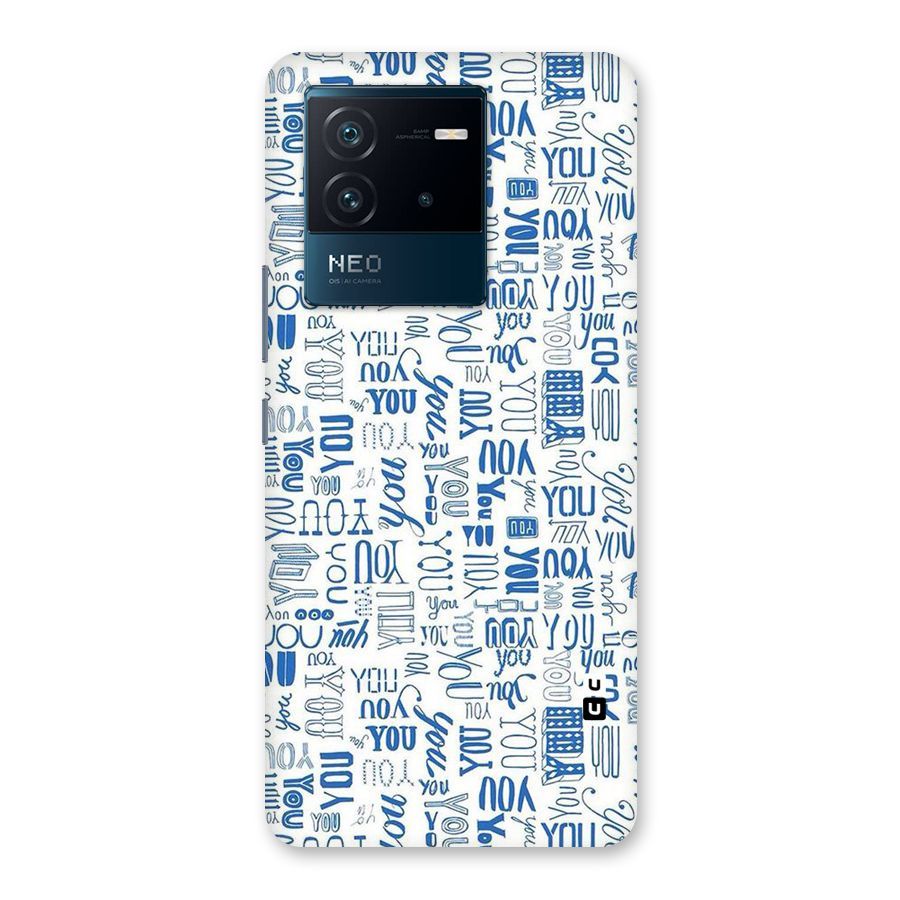 You Pattern Back Case for Vivo iQOO Neo 6 5G
