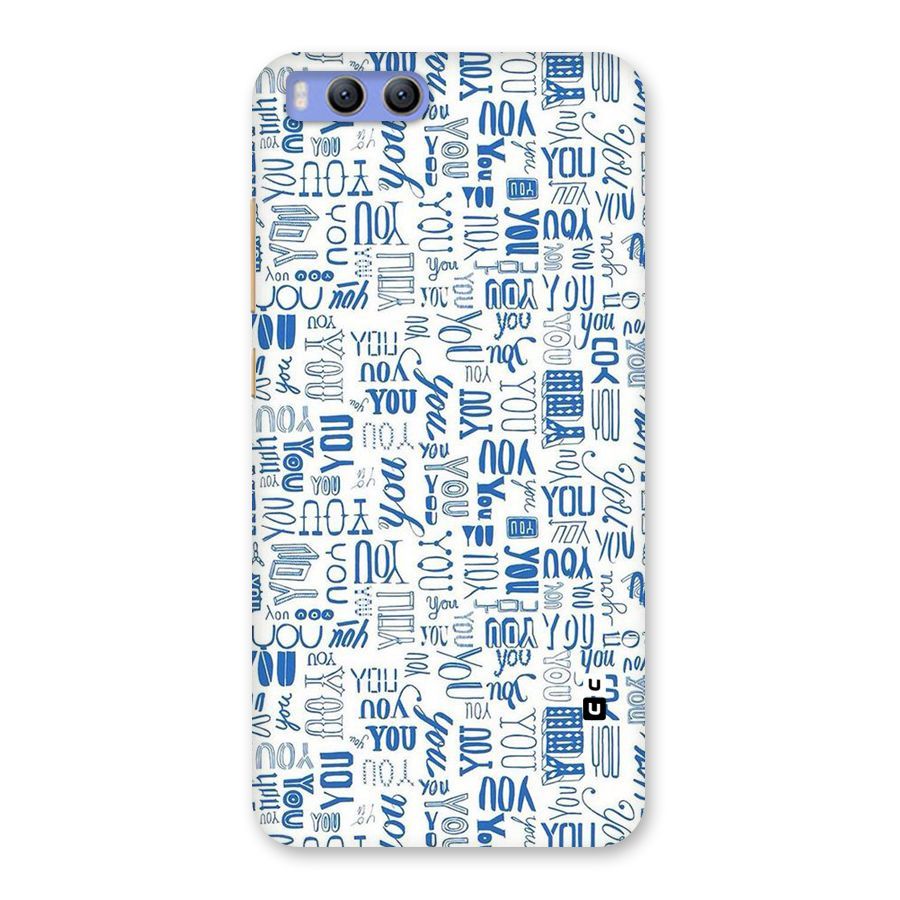 You Pattern Back Case for Xiaomi Mi 6