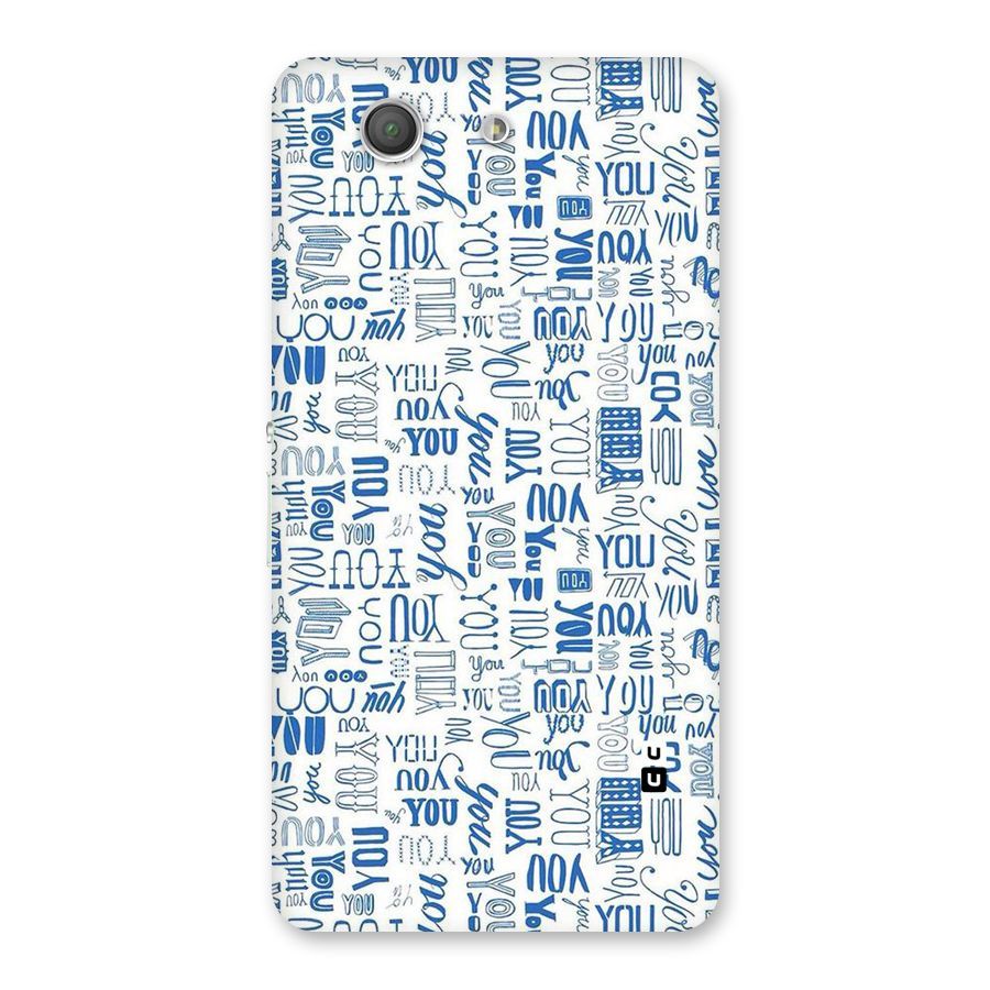 You Pattern Back Case for Xperia Z3 Compact