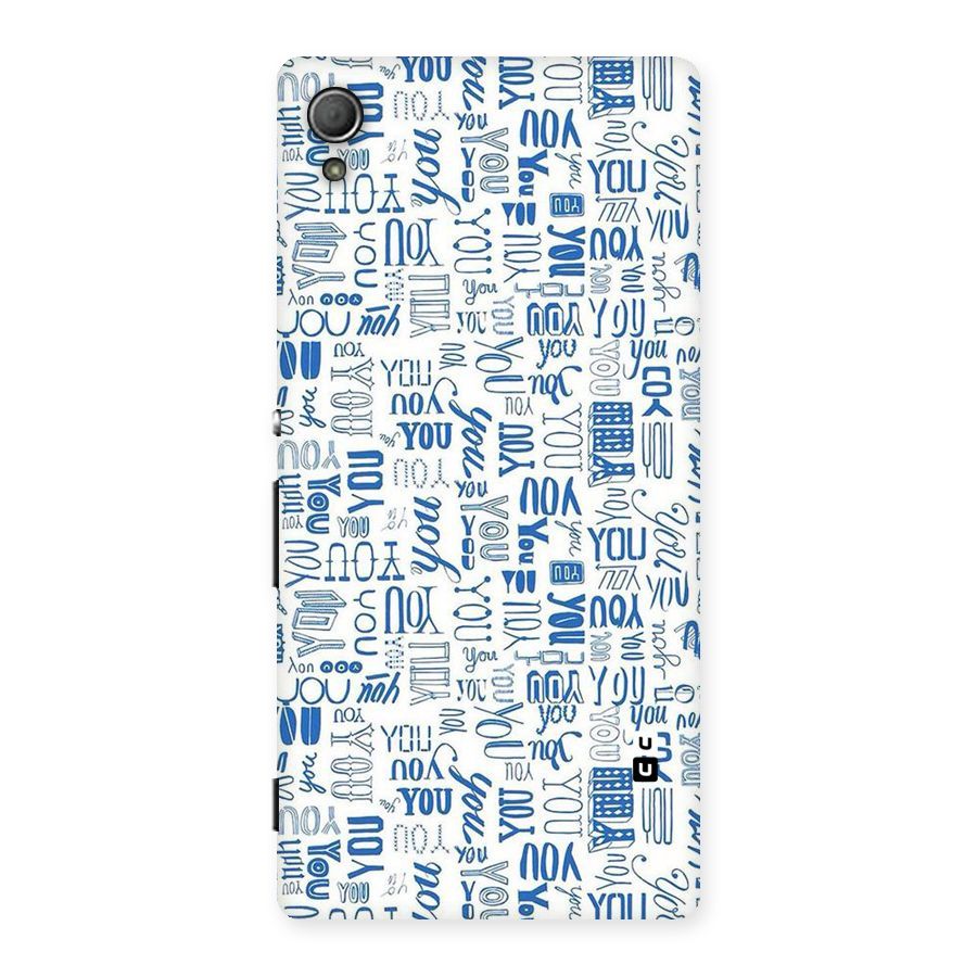 You Pattern Back Case for Xperia Z4
