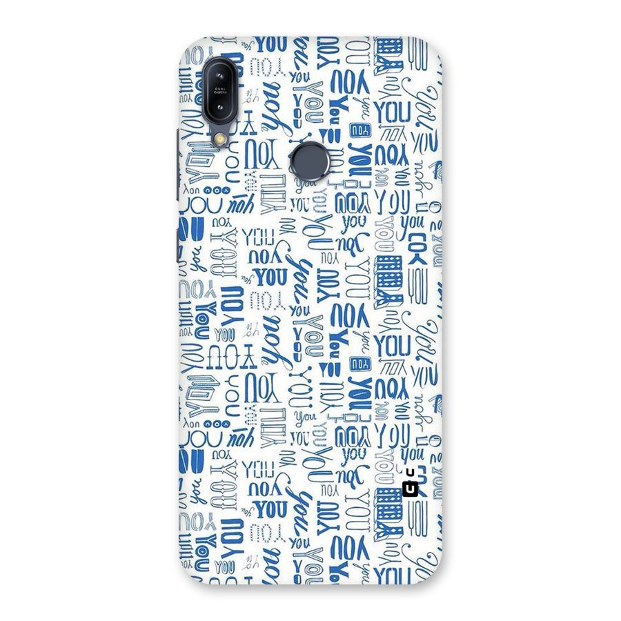 You Pattern Back Case for Zenfone Max M2