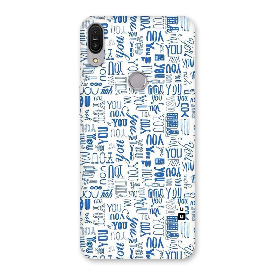 You Pattern Back Case for Zenfone Max Pro M1