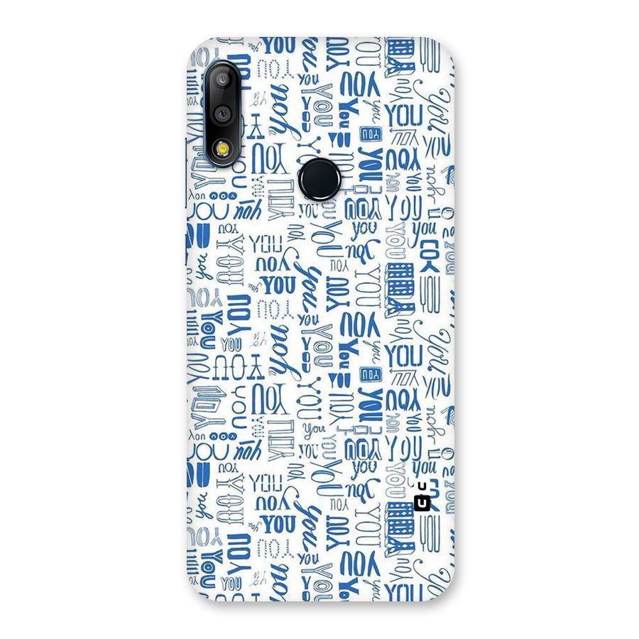 You Pattern Back Case for Zenfone Max Pro M2