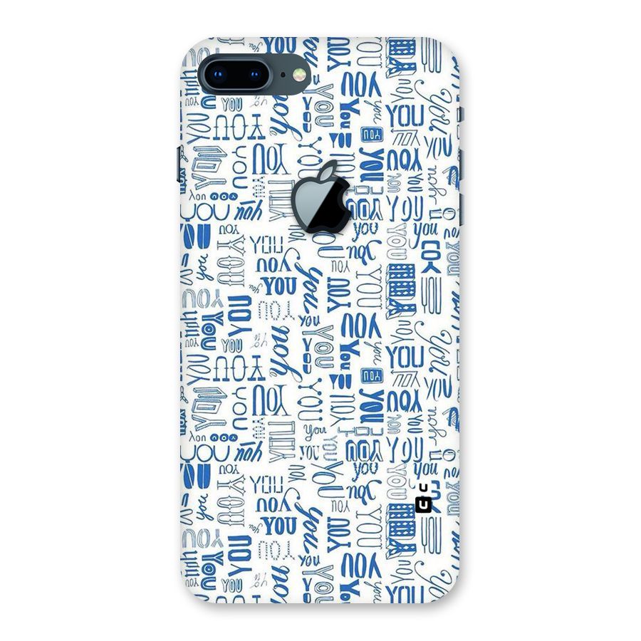 You Pattern Back Case for iPhone 7 Plus Apple Cut