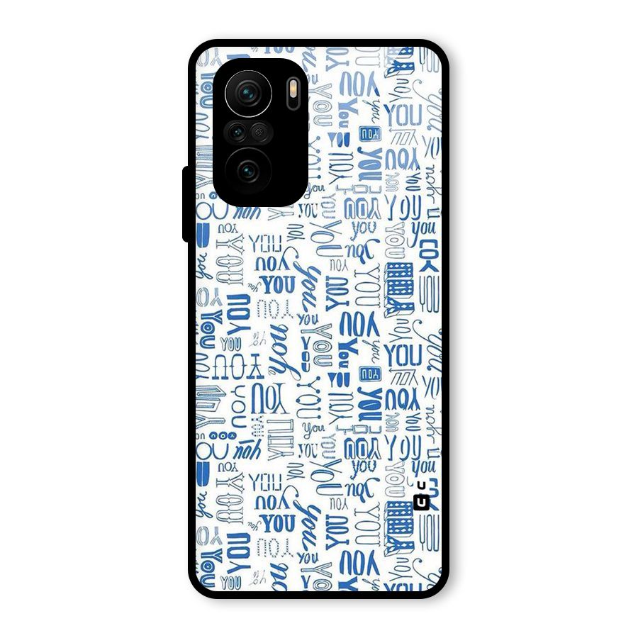 You Pattern Glass Back Case for Mi 11X Pro