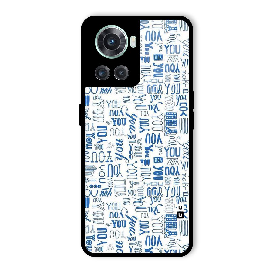 You Pattern Glass Back Case for OnePlus 10R