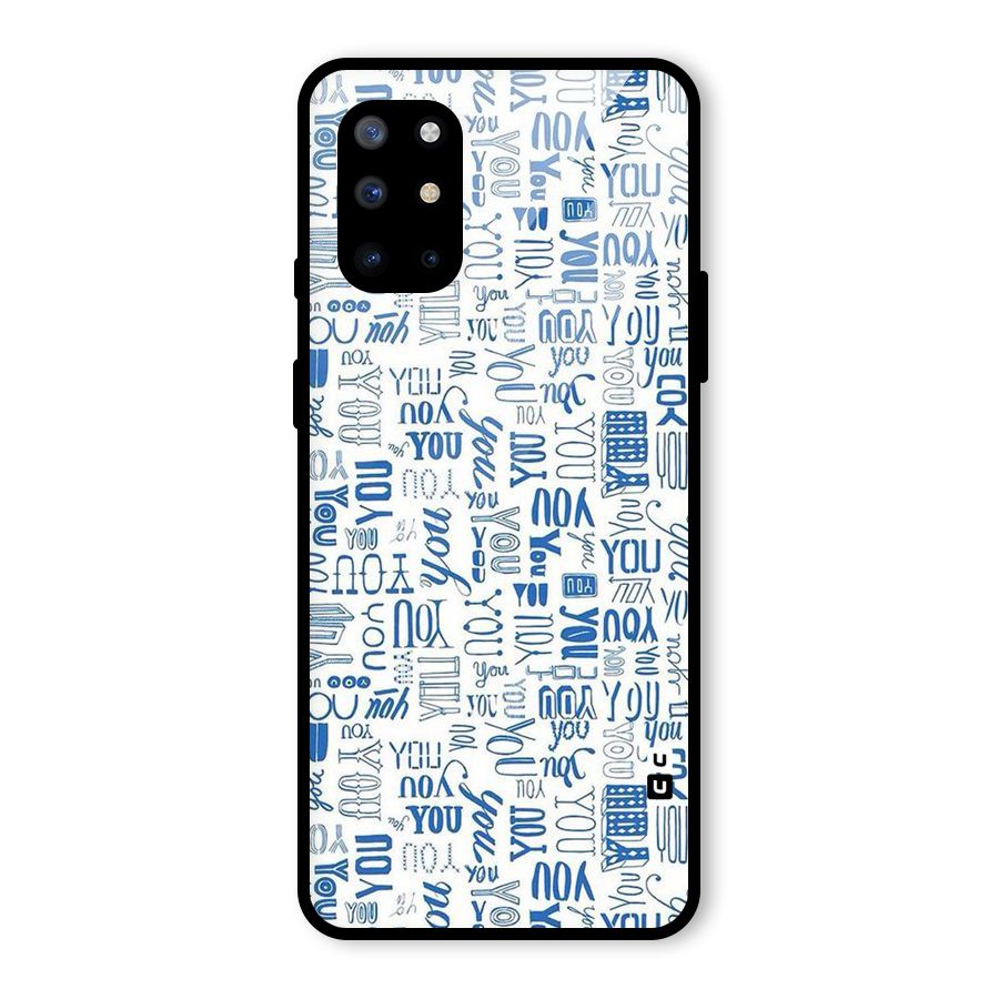 You Pattern Glass Back Case for OnePlus 8T