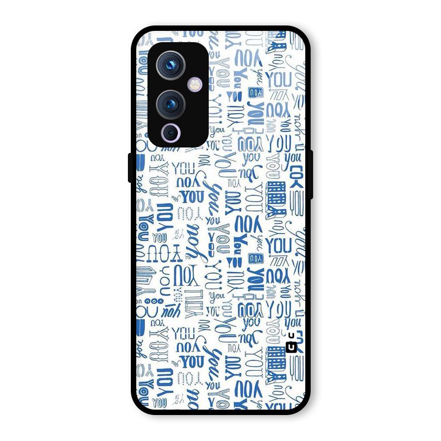 You Pattern Glass Back Case for OnePlus 9