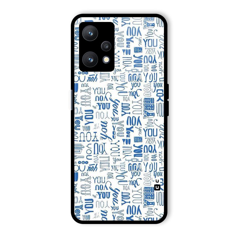 You Pattern Glass Back Case for Realme 9 Pro 5G