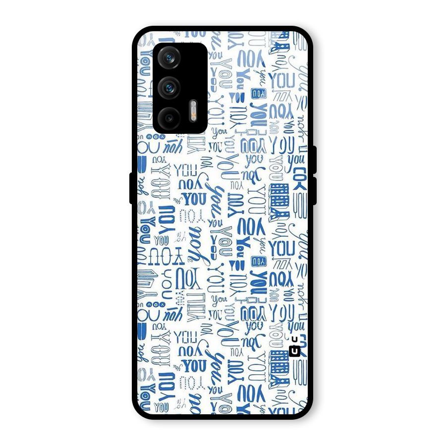 You Pattern Glass Back Case for Realme GT 5G
